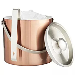 Hot Sale Stainless Steel Double Walled Insulated Ice Bucket With Lid Ice Bucket And Tong Set