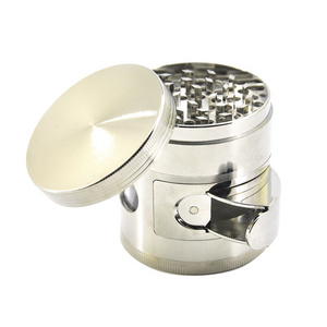 Zinc Alloy Grinder Multi-color 4 Parts  Herb Grinder