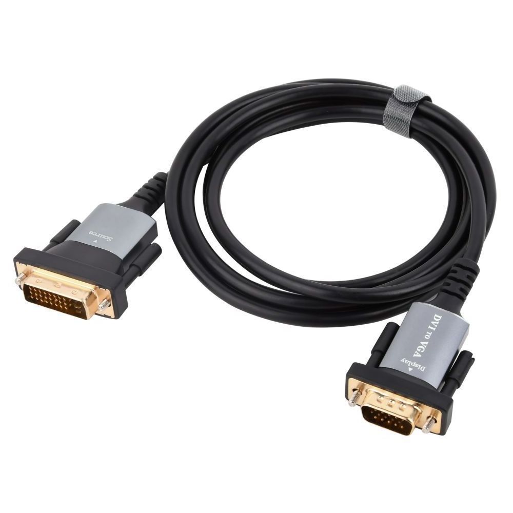 DVI to VGA cable Active DVI 24 +1 to VGA adapter cable DVI-D male to VGA male converter DVI compatible desktop DVD to 15-pin