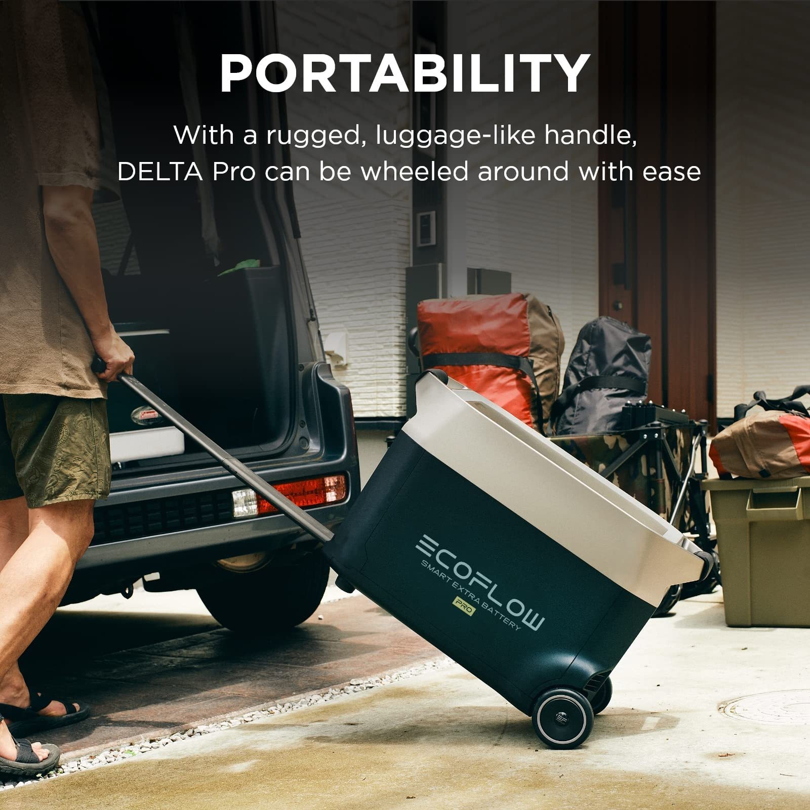 EcoFlow DELTA Pro Type C Portable Station with Foldable Panel and Solar Power Bank