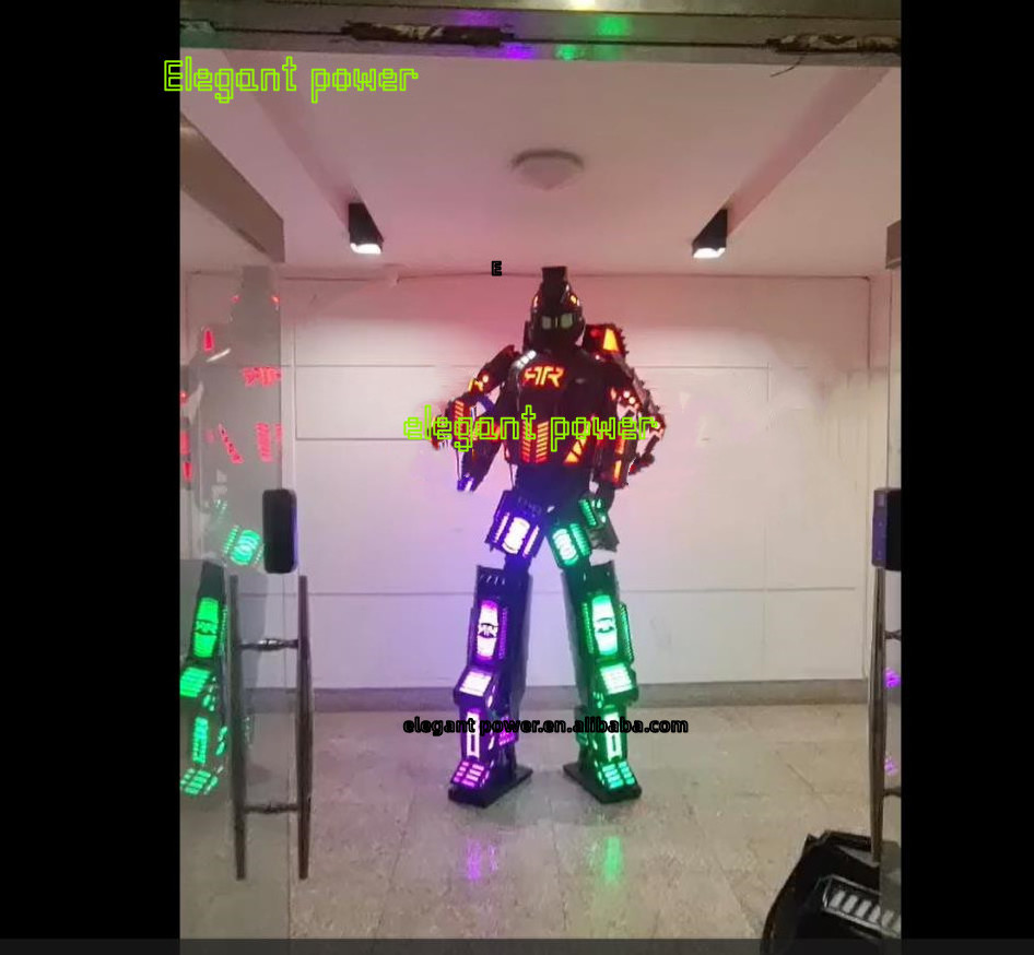 LED Walker robot suit led party led robot costume adult stage clothes luminous costume for dance performance wear