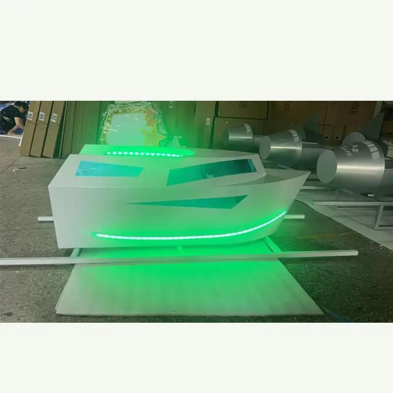 2023 new coming! Rechargeable Boat Shape led  Bottle Presenter Glorifier  display