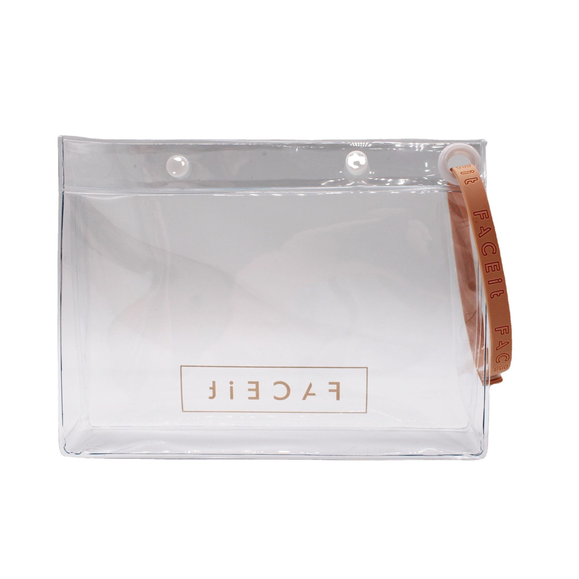 EVA TPU PVC Women Travel Zipper Cosmetic Bag Promotion Snap Closure Vinyl Clear Custom Printed Cute Pvc Cosmetic Bag