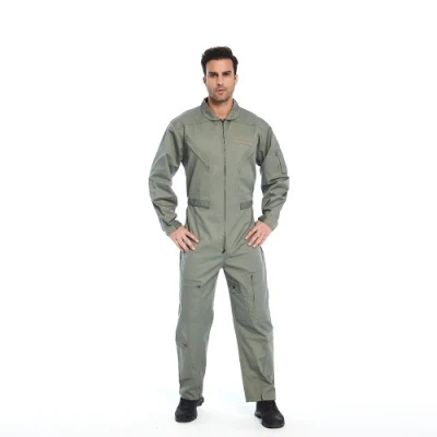 Men Cotton Polyester Safety Mechanic Jumpsuit Protect Uniform Twill Work Wear Coveralls