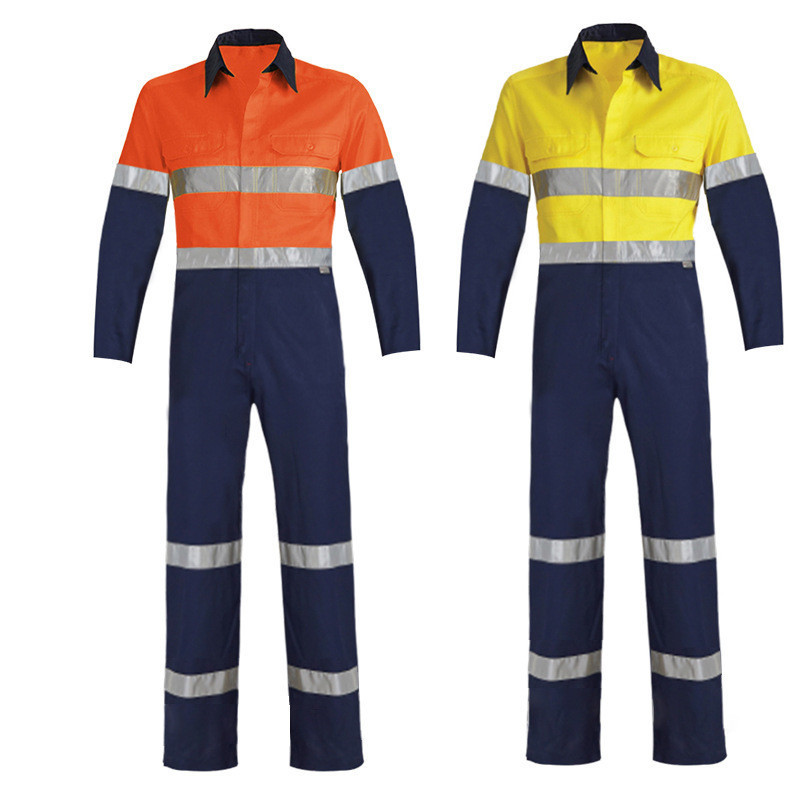 Construction site mine overalls crew shirts men's uniforms