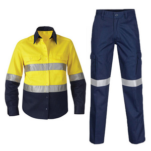 Construction site mine overalls crew shirts men's uniforms