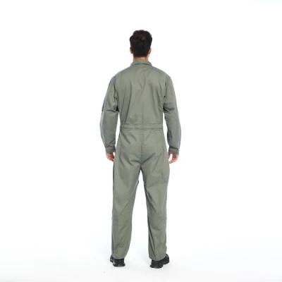 Men Cotton Polyester Safety Mechanic Jumpsuit Protect Uniform Twill Work Wear Coveralls