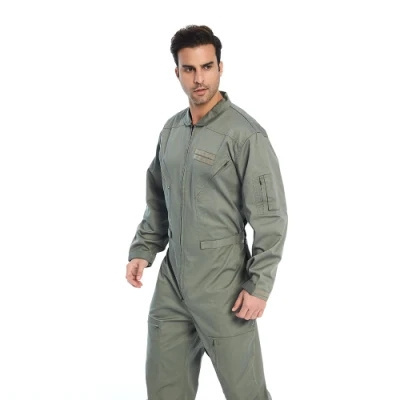 Men Cotton Polyester Safety Mechanic Jumpsuit Protect Uniform Twill Work Wear Coveralls