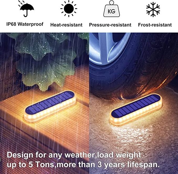 In Stock Outdoor Waterproof IP68 Stick Deck Light Solar Garden Light for Stairs Driveway Walkway Pathway Solar LED Step Lights