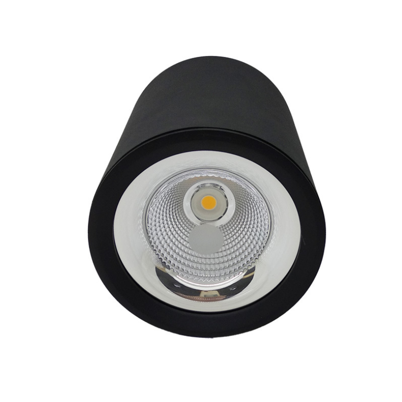 Commercial indoor downlights surfaced mounted cylinder Spot ceiling light 10W 15W 20W 30W 40W Aluminum dimmable LED Down light