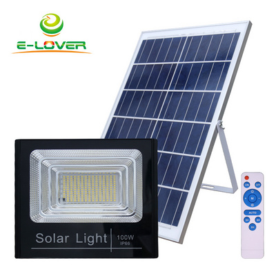 Wholesale Outdoor Solar Spotlight IP67 Floodlights with remote control for Garage House Yard Garden Street LED solar flood light