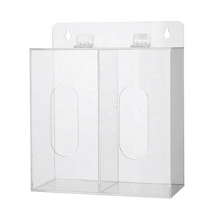 Wall Mount Pantry Acrylic Organizer Box Bag Plastic Bag Storage Dispenser Stand Holder