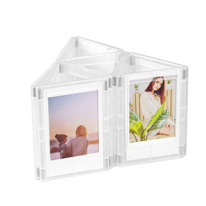 2x3 Custom Plastic Refrigerator Magnet Mini Polaroid Instax Acrylic Picture Frame