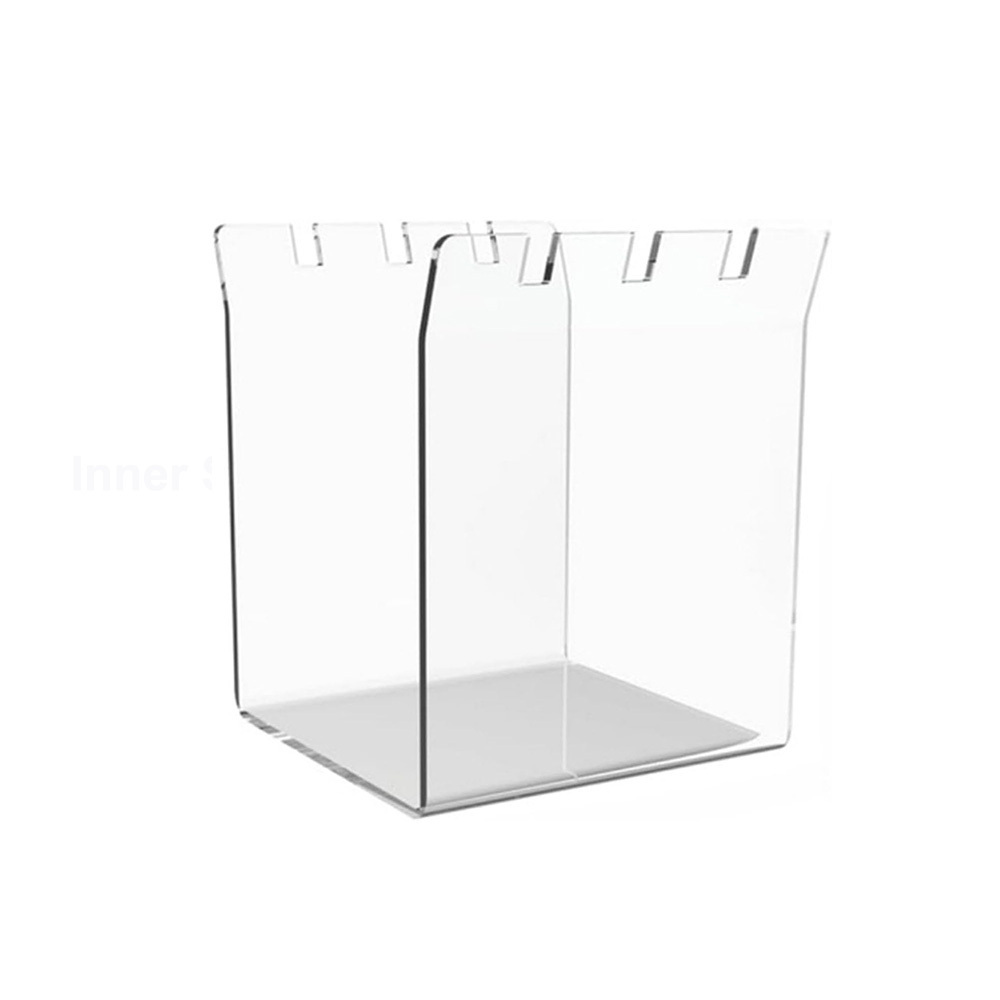 Convenient Kitchen Food Storage Rack Holder Clear Acrylic Stand for Food Bag