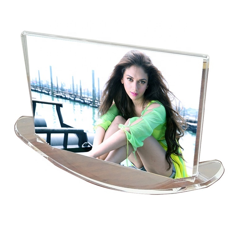 Wholesale 5x7 Clear Floating Magnet Wall Poster Certificate Picture Frames Bulk Magnetic Acrylic Photo Frame