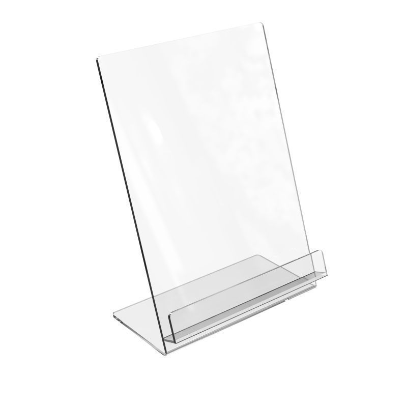 Transparent Pedestal Riser Clothing Stands racks Acrylic Clothes Shirt Display Stand Rack for Countertop