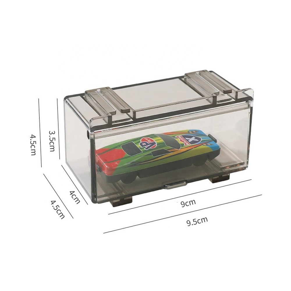 Transparent Plastic Protector Display Case Acrylic Hot Wheels Storage Box