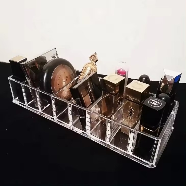 Wholesale Desk Clear Lipstick Cosmetic Organizers Eyeshadow Organize Storage Tray