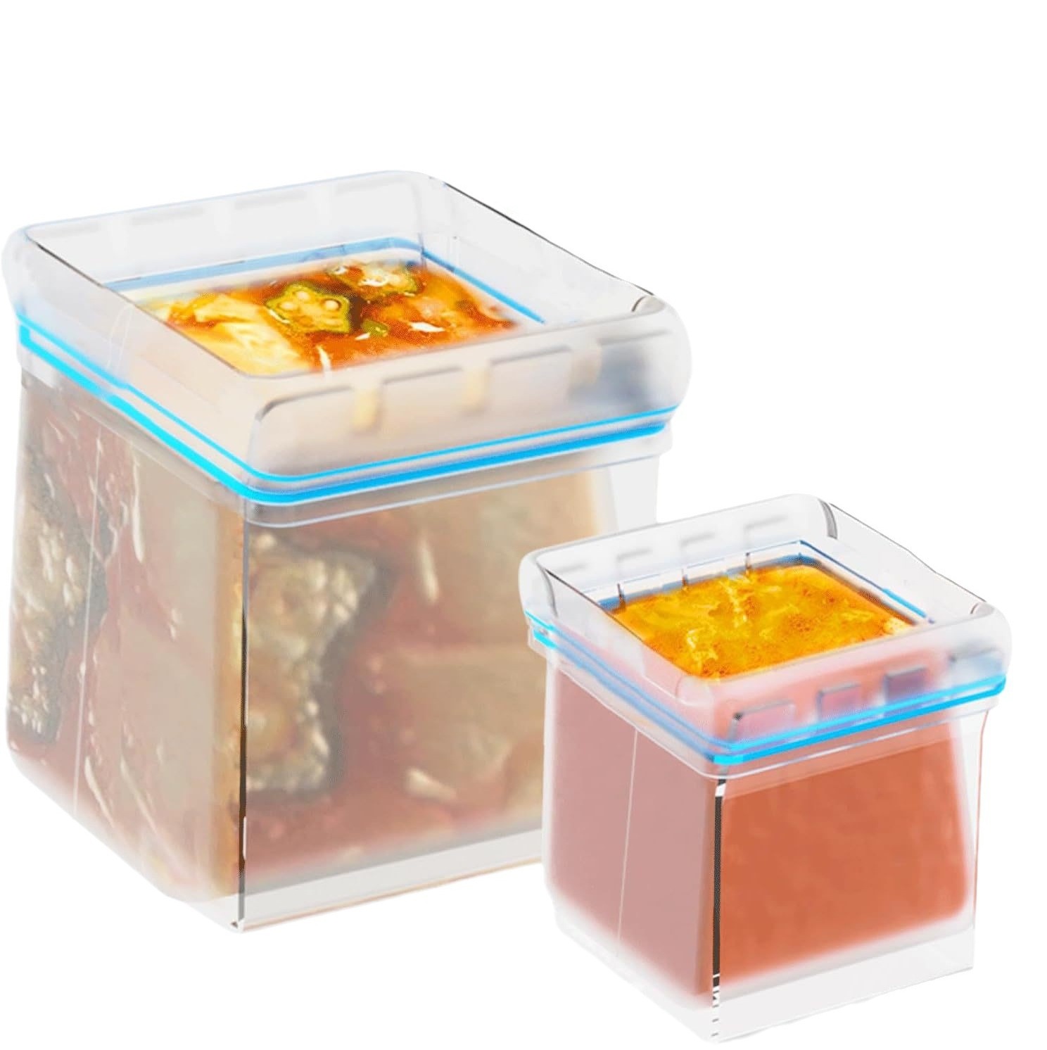 Convenient Kitchen Food Storage Rack Holder Clear Acrylic Stand for Food Bag