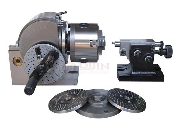 Semi Universal Dividing Head BS0 type indexing head 4inch lathe chuck for mini drill mill