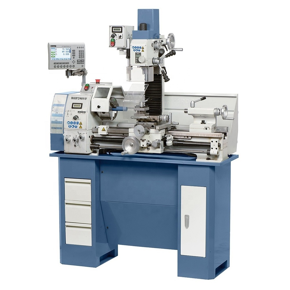 Variable Speed mini lathe Multi-purpose Lathe And Milling Machine jyp290vf spindle bore 38mm DRO for sales