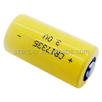 Enbar Non rechargeable LiMnO2 battery 3V 1500mAh CR123A Battery for camera, flashlight, led