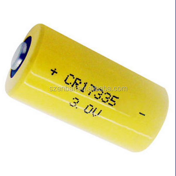 Enbar Non rechargeable LiMnO2 battery 3V 1500mAh CR123A Battery for camera, flashlight, led