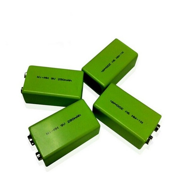 Enbar Rechargeable nimh battery 250mAh 9 volt battery led flashlight