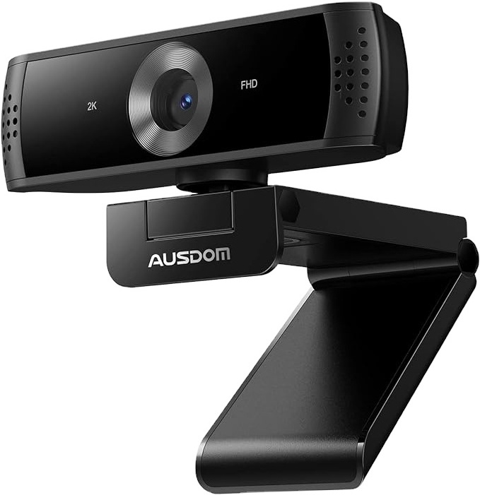 2K QHD plug&play Web Camera Autofocus With Dual Microphones Privacy Digital Skype Computer Notebook Laptop PC Webcam 30