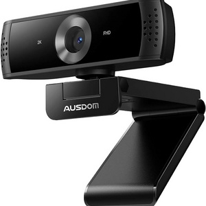 2K QHD plug&play Web Camera Autofocus With Dual Microphones Privacy Digital Skype Computer Notebook Laptop PC Webcam 30