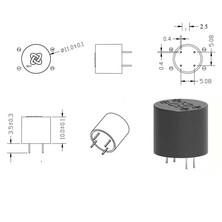 TS-IR03 tilt switch sensor 45 degree roll ball detecting substitute mercury switch