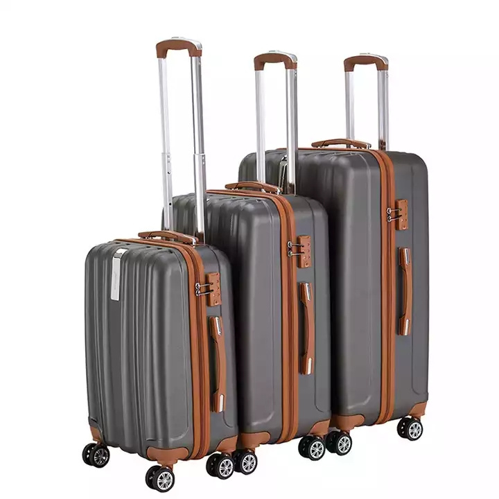 Hot Selling Factory price Travel Simple Design Abs Carry-on Trolley Carry-on Suitcases Travelling Bags Luggage Sets