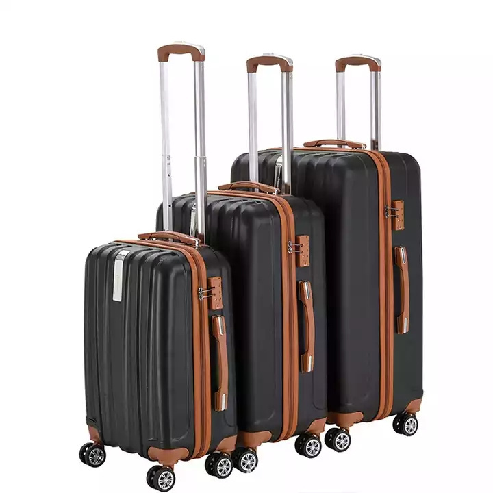 Hot Selling Factory price Travel Simple Design Abs Carry-on Trolley Carry-on Suitcases Travelling Bags Luggage Sets