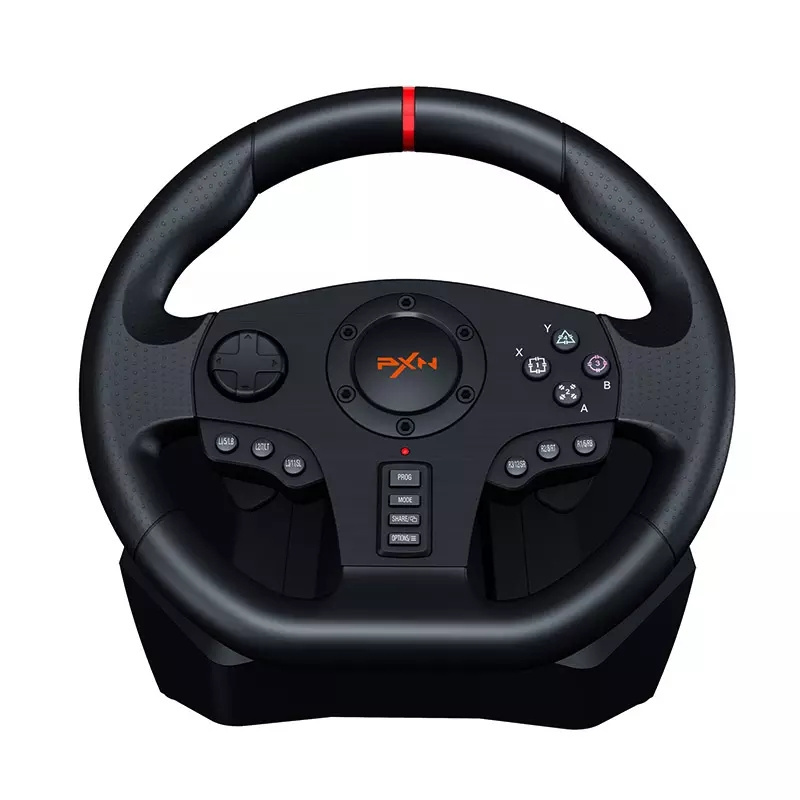 PXN-V900 For PS4 Vibration Feedback 900 Degree Gaming Steering Wheel For PC PS3 Xboxes One Switch With Dual Pedals