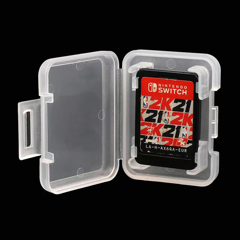 Portable Single TF Card Cartridge For Nintendo Switch OLED Game Card Storage Case For Nintendo Switch Lite Mini Shell Clear Box