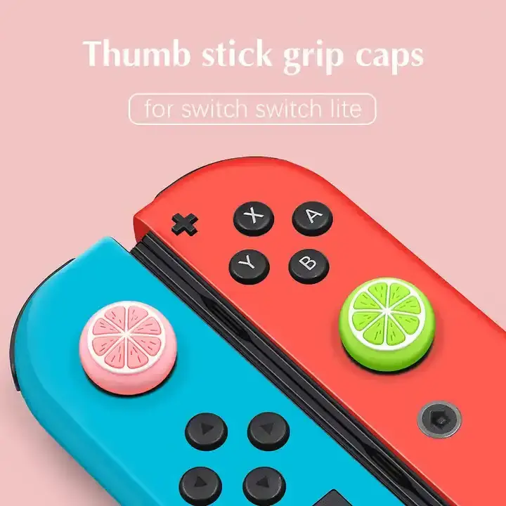 Fruit ButtonCap For Switch Lite Joystick Cover Thumb Grips Shinning Thumbstick Joystick Grip For Nintendo Switch