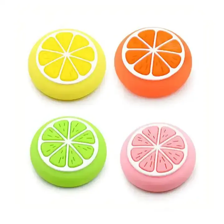 Fruit ButtonCap For Switch Lite Joystick Cover Thumb Grips Shinning Thumbstick Joystick Grip For Nintendo Switch