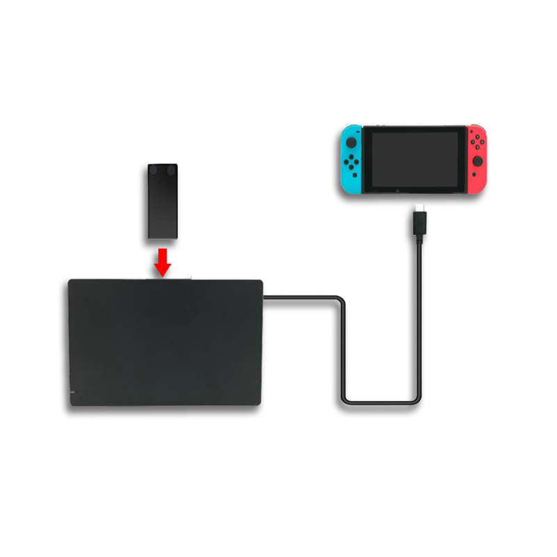 TV Dock Extension Charging Cable For Nintendo Switch Gamepad Extender Charger Cable For N-Switch