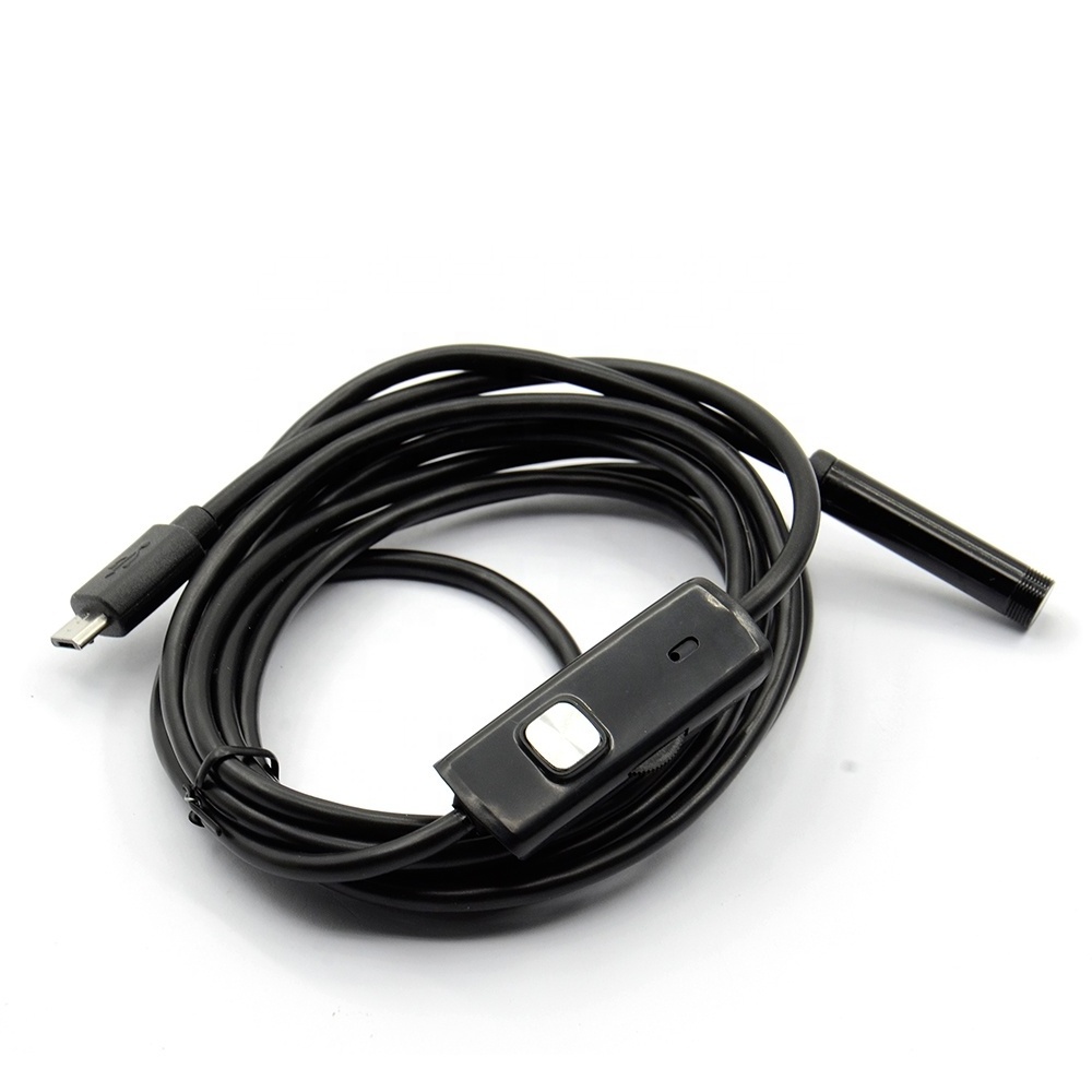 Newest 2 in1 Android Smartphone borescope CCTV LED Video HD Snake Mini USB Cam IP67 Waterproof PC endoscope camera