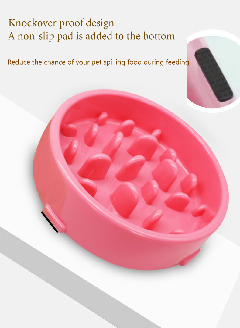 High Quality Anti Choking Slow Dog Cat Water Food Pet Portable Dog Bowls and Slow Feeders