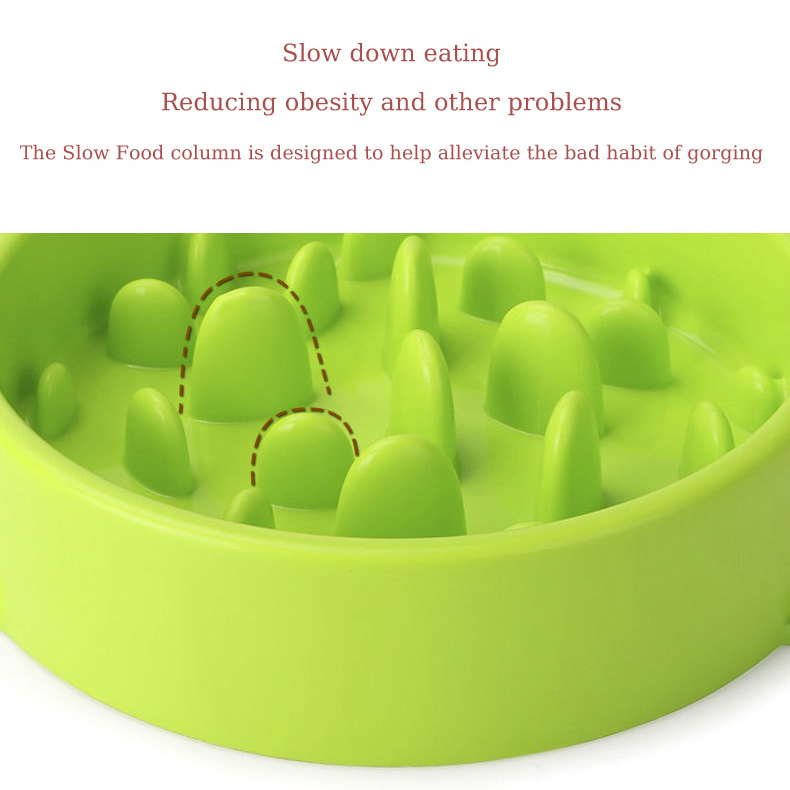 High Quality Anti Choking Slow Dog Cat Water Food Pet Portable Dog Bowls and Slow Feeders