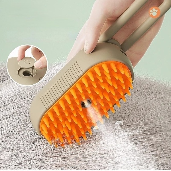 Pet Steam Brush for Removing Tangled And Loose Hair Steam Cat Hair Grooming Slicker for Massage Pet Grooming Brush