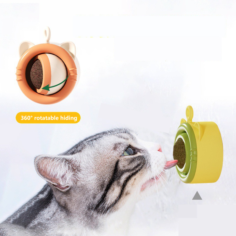 Novelty Designed Cat Toy Ball Catnip Gall Fruit Toys For Cat Interactive Cat Toy Pet Products 2024