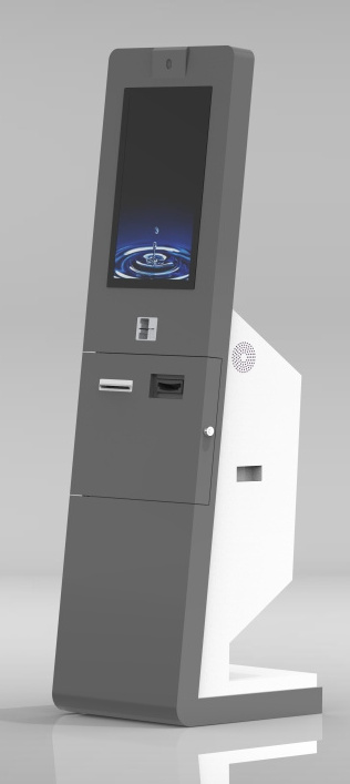 Outdoor Self Service Parking Washing Machine Centralised Kiosk Payment System Kiosk With Voucher Printer Ticket Machines