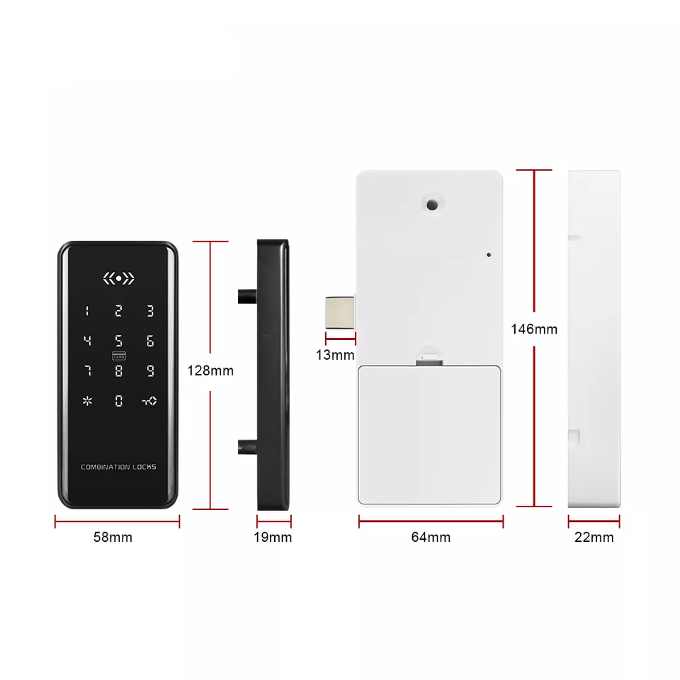 TTLOCK App Bluetooth BLE RFID EM Card Password Smart Cabinet Locker  Lock