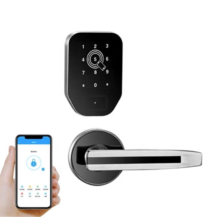 Smart Wifi Digital Code Lock Electronic Ttlock Smart Card Apartment Bluetooth Door Lock