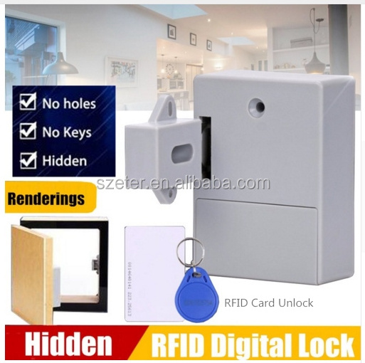 Electronic Bracelet RFID RF Gym  Hidden Digital RFID Cabinet Locker Door Lock EM002RF