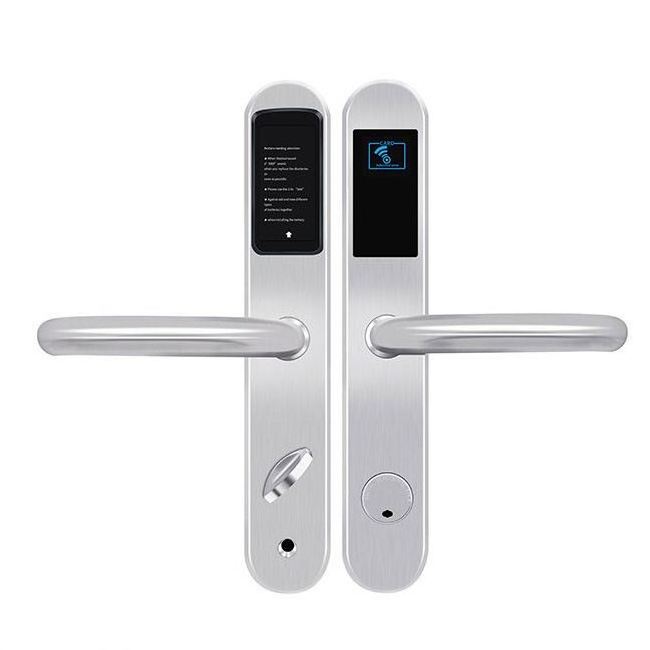 Aluminum Alloy  SUS 304  Stainless Steel  Digital EU Standard Thin Mortise Hotel Door Lock