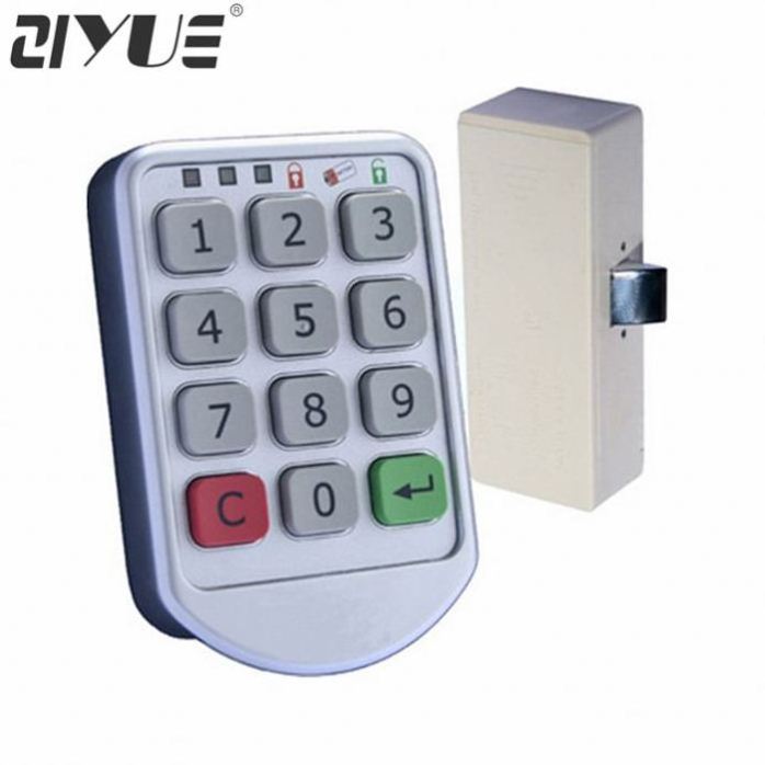 Digital Keypad Wooden Electronic Drawer Locker Lock Smart Drawer Lock 206PW