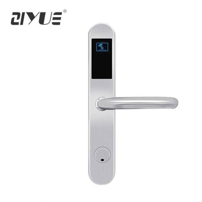 Aluminum Alloy Door European Euro Mortise RFID Key Card Thin Slim Hotel Door Locks  EU01